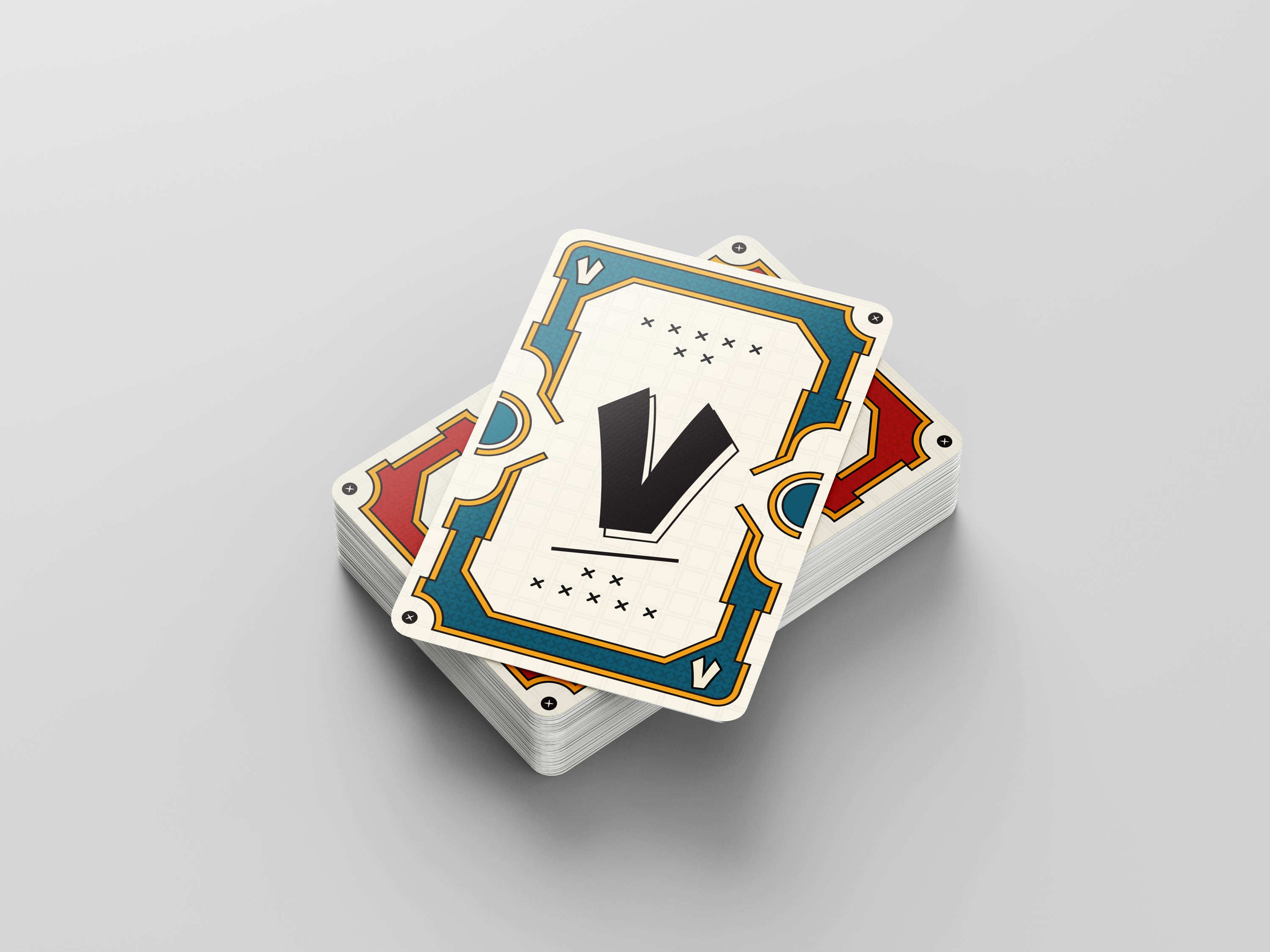 numbers card design